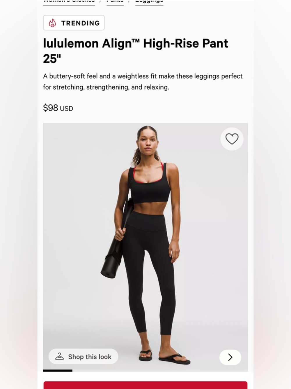lululemon Align™ High-Rise Pant 25"